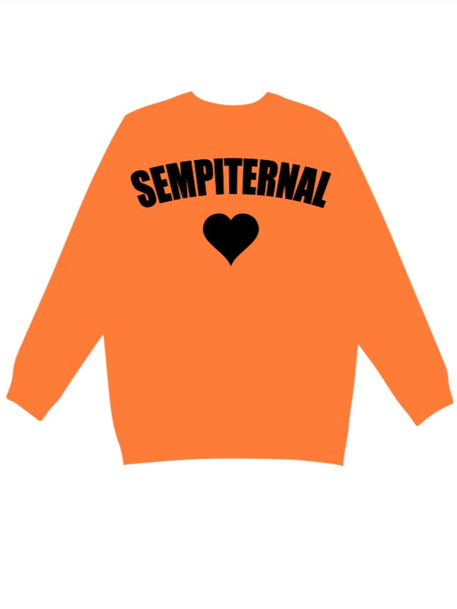 Black/Orange S1181 Reflective Crew