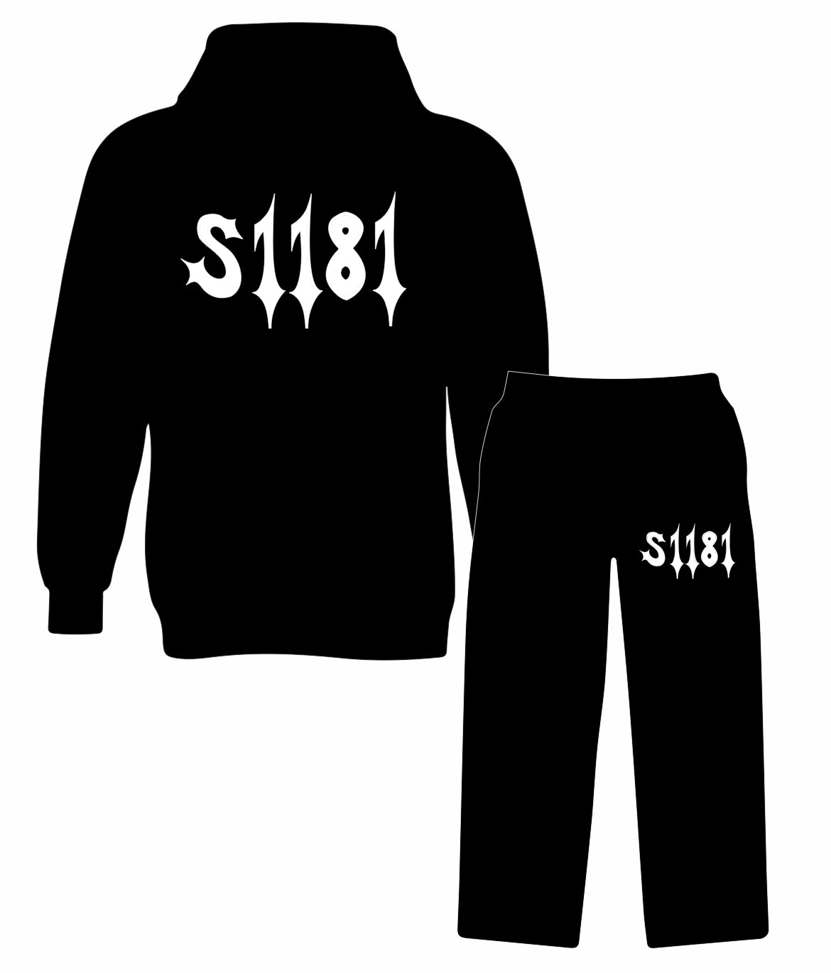 White/Black S1181 Tracksuit