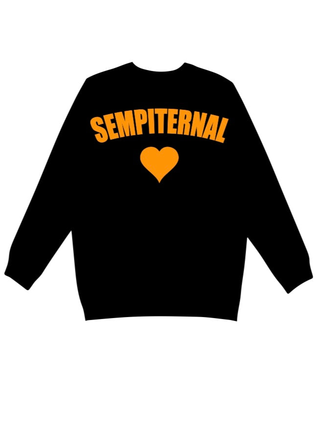 Orange/black S1181 Reflective Crew