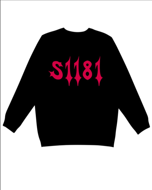 Red/Black S1181 Reflective Crew