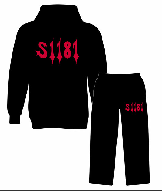 Red/Black S1181 Tracksuit