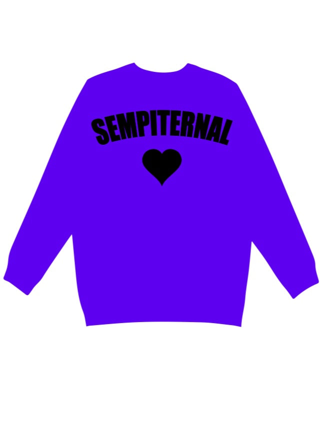 Black/Purple S1181 Reflective Crew